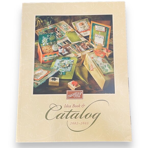 Stampin’ Up! Idea Book and Catalog 2002-2003 New - Picture 1 of 4